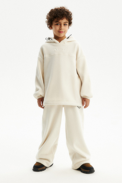 Толстовка из флиса с капюшоном (PUPWU-538-38283-239) Silver spoon