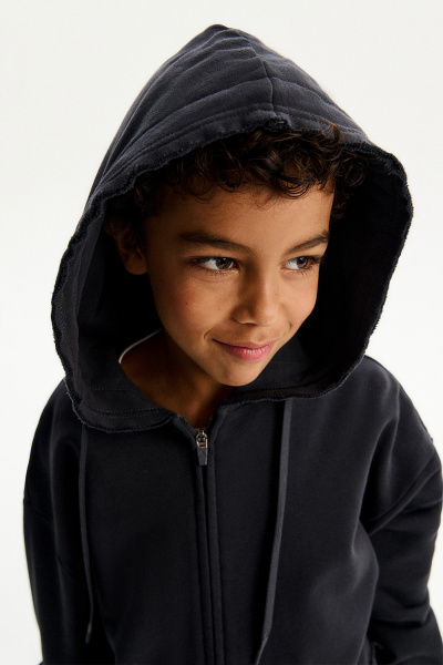 Толстовка из хлопка (PUPSU-548-38206-851) Silver spoon