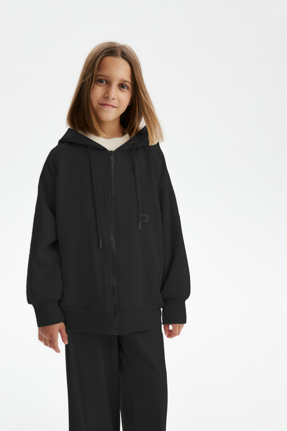 Толстовка из мягкого футера (SSLWG-528-28252N-182) Silver spoon