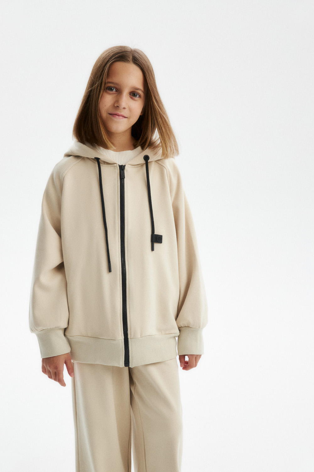 Толстовка из мягкого футера (SSLWG-528-28252N-716) Silver spoon