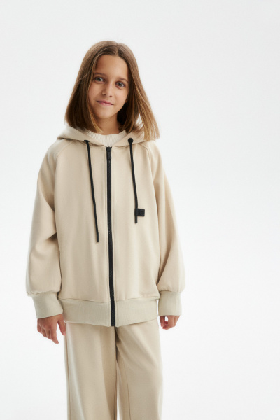 Толстовка из мягкого футера (SSLWG-528-28252N-716) Silver spoon