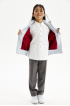Толстовка в стиле color block из трикотажа milano jersey (SSLWG-228-24416-414) Silver Spoon