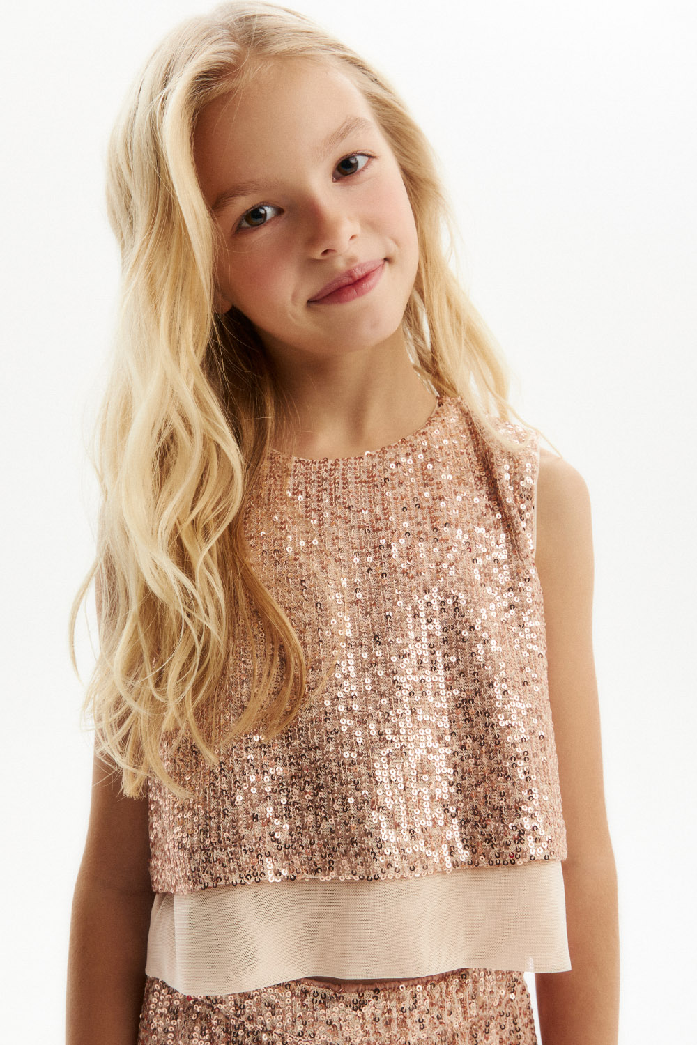 Топ с пайетками (SNFWG-529-28009-404) Silver spoon