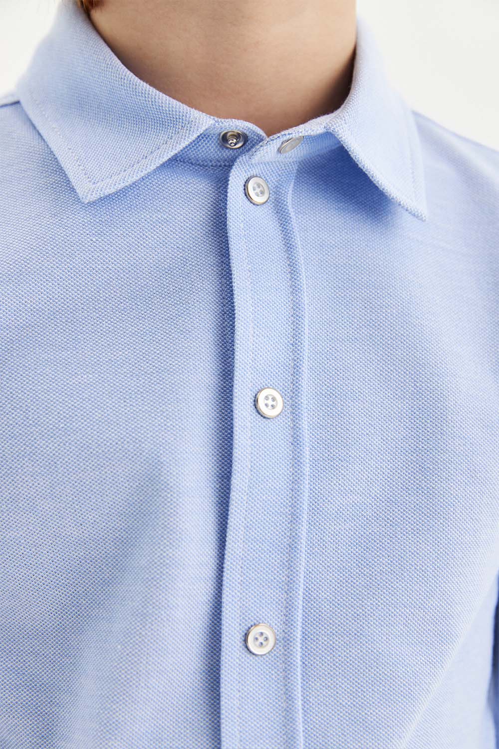 Трикотажная сорочка Comfort из 100% хлопка на кнопках (SSFSB-228-14101-365) Silver spoon