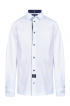 Трикотажная сорочка на кнопках из хлопка силуэта Comfort (SSFSB-028-14002-213) Silver spoon
