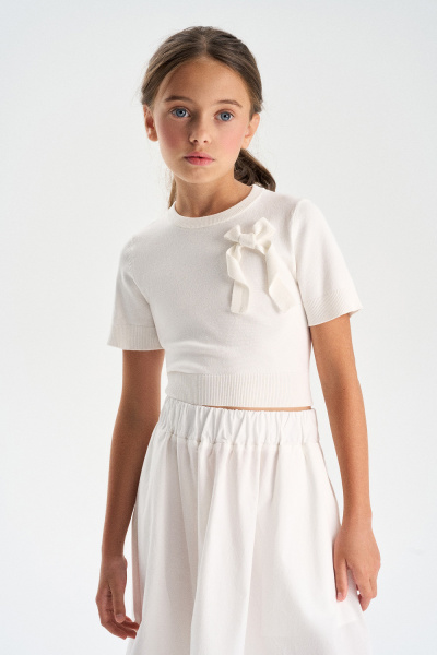 Укороченный джемпер (SNFSG-627-28603-200) Silver spoon