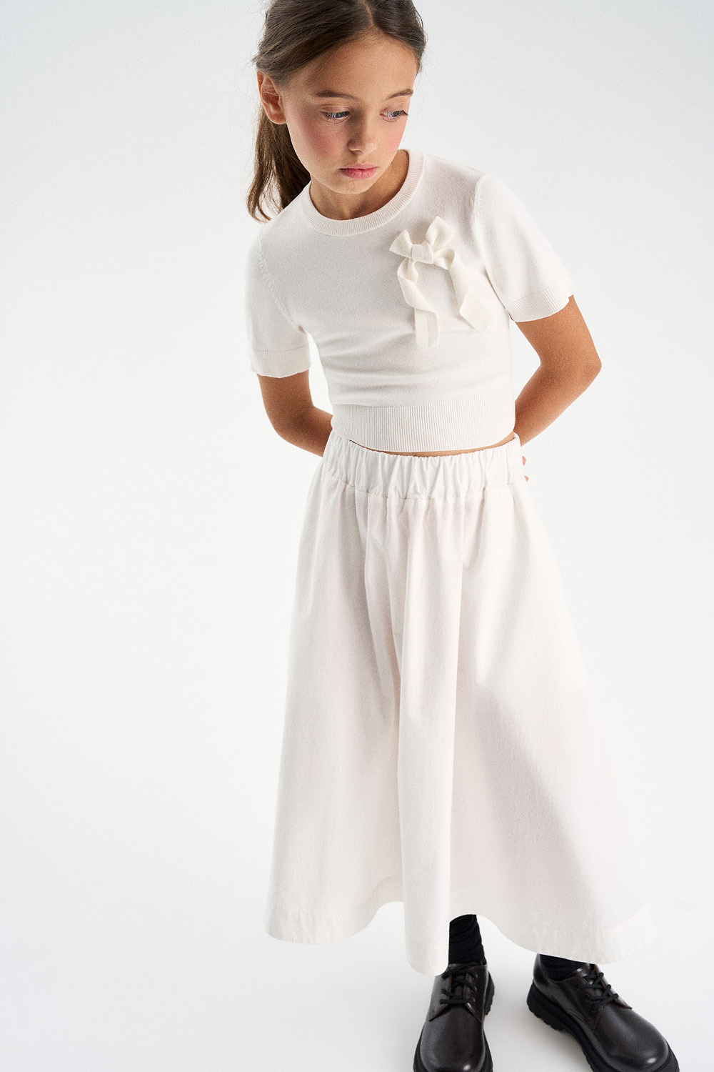 Укороченный джемпер (SNFSG-627-28603-200) Silver spoon