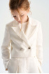 Укороченный жакет из льна (SNFSG-629-23218-219) Silver spoon