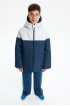 Утепленная куртка в стиле "Color block" (SULWB-326-10103-309) Silver spoon