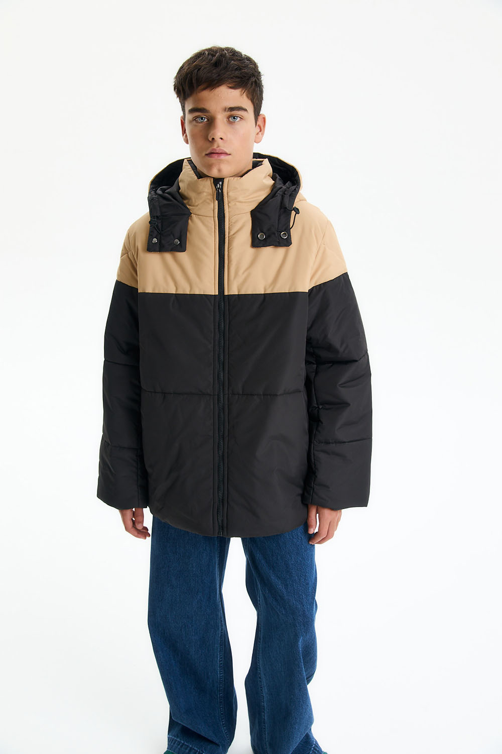 Утепленная куртка в стиле "Color block" (SULWB-326-10103-106) Silver spoon