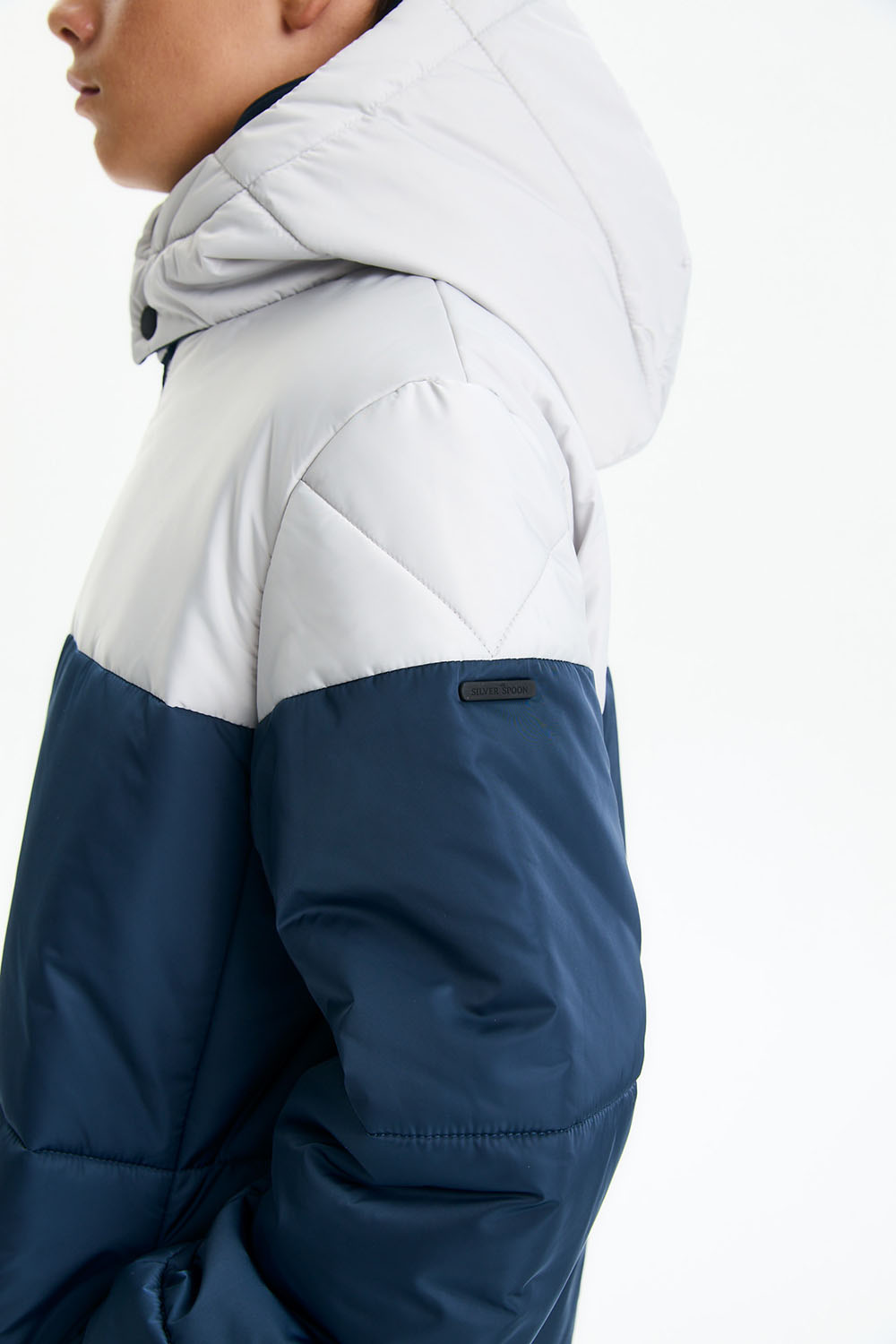 Утепленная куртка в стиле "Color block" (SULWB-326-10103-309) Silver spoon