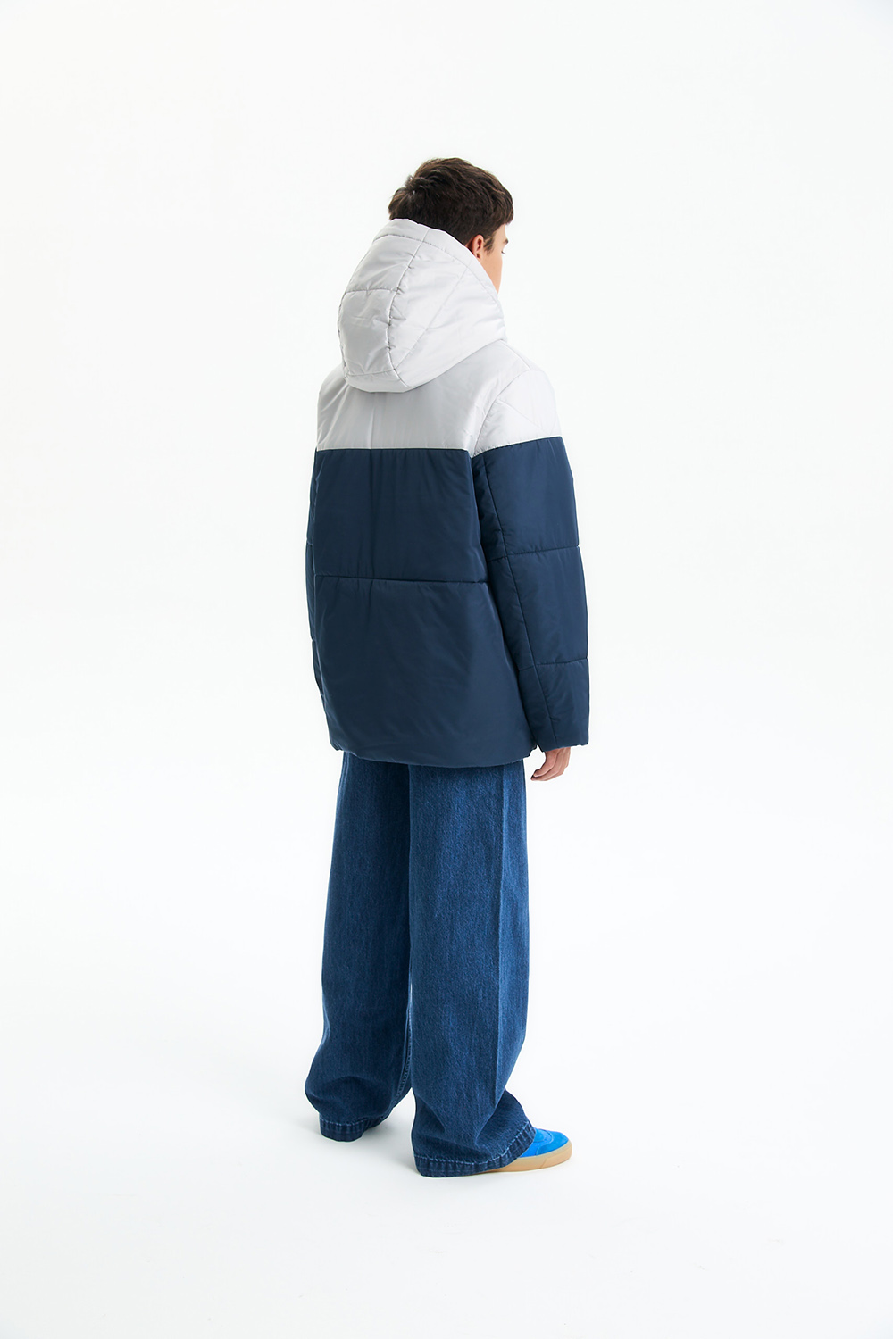 Утепленная куртка в стиле "Color block" (SULWB-326-10103-309) Silver spoon