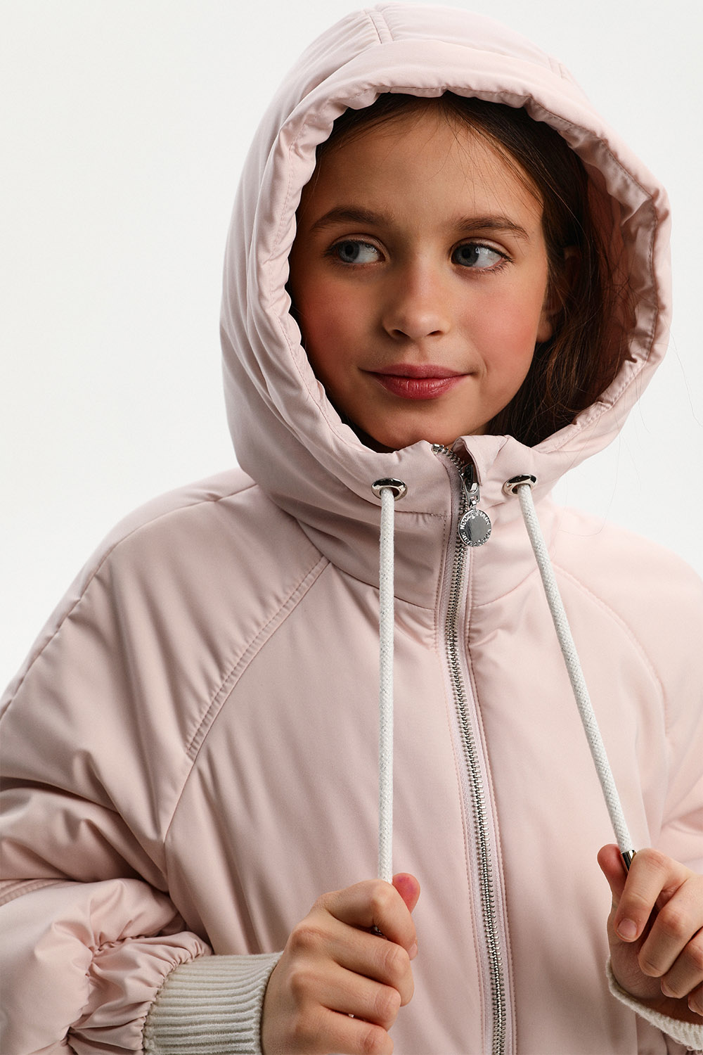 Утепленная парка с капюшоном (SULWG-326-21614-437) Silver spoon