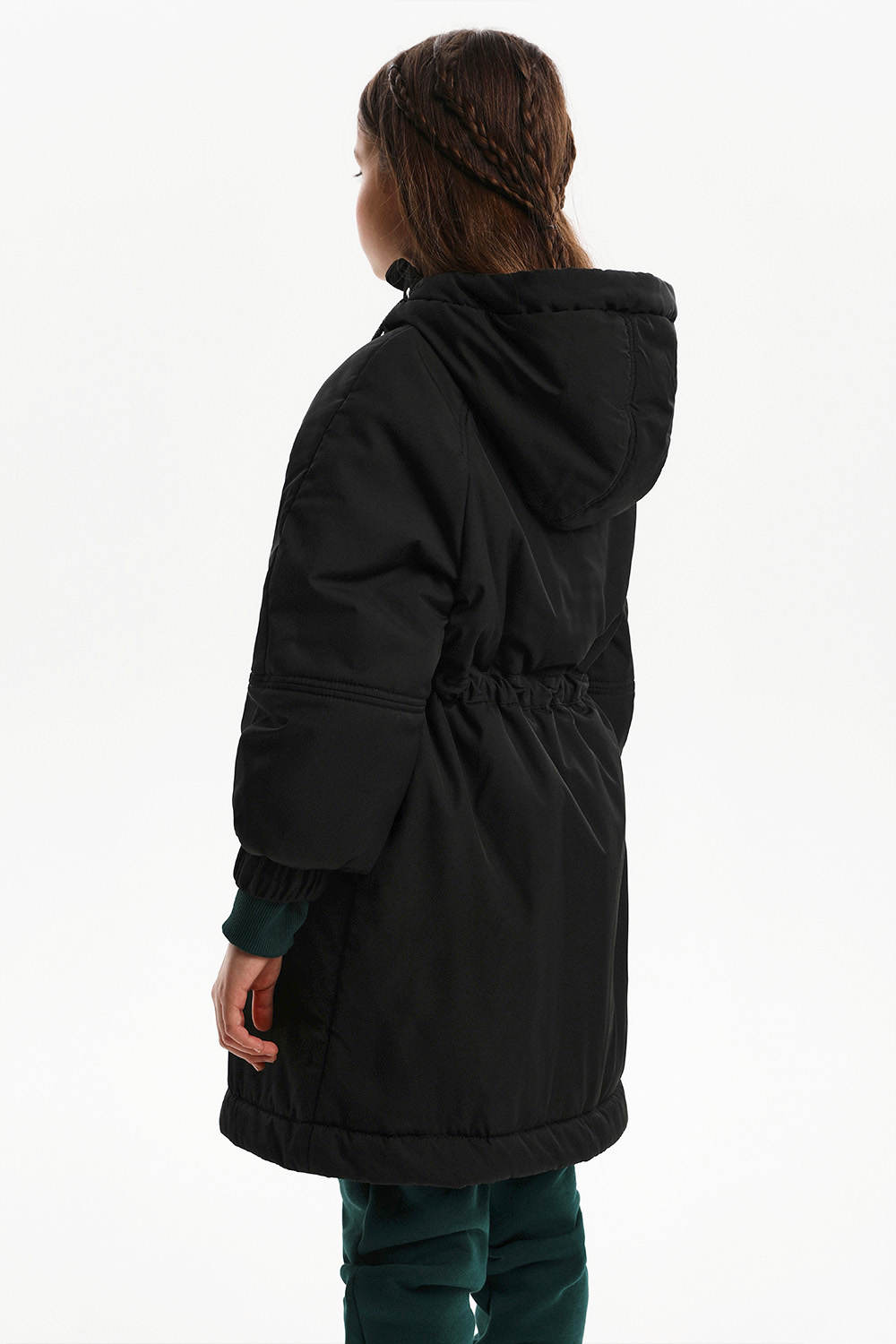 Утепленная парка с капюшоном (SULWG-326-21614-101) Silver spoon