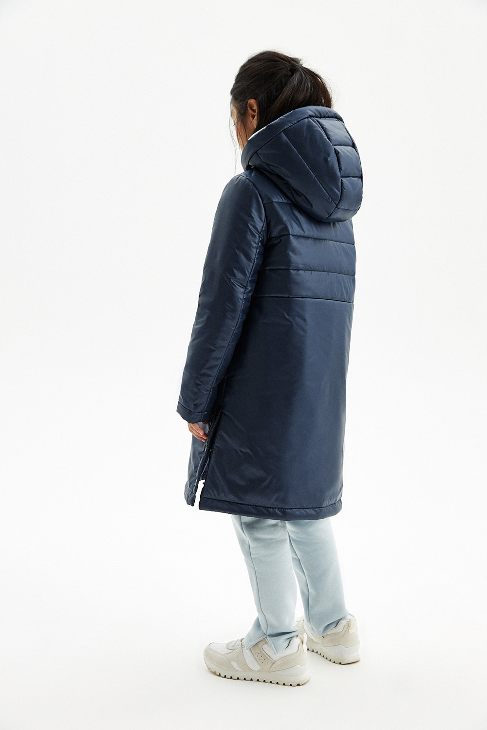 Утепленное пальто A-силуэта (SULWG-226-20201-310) Silver Spoon