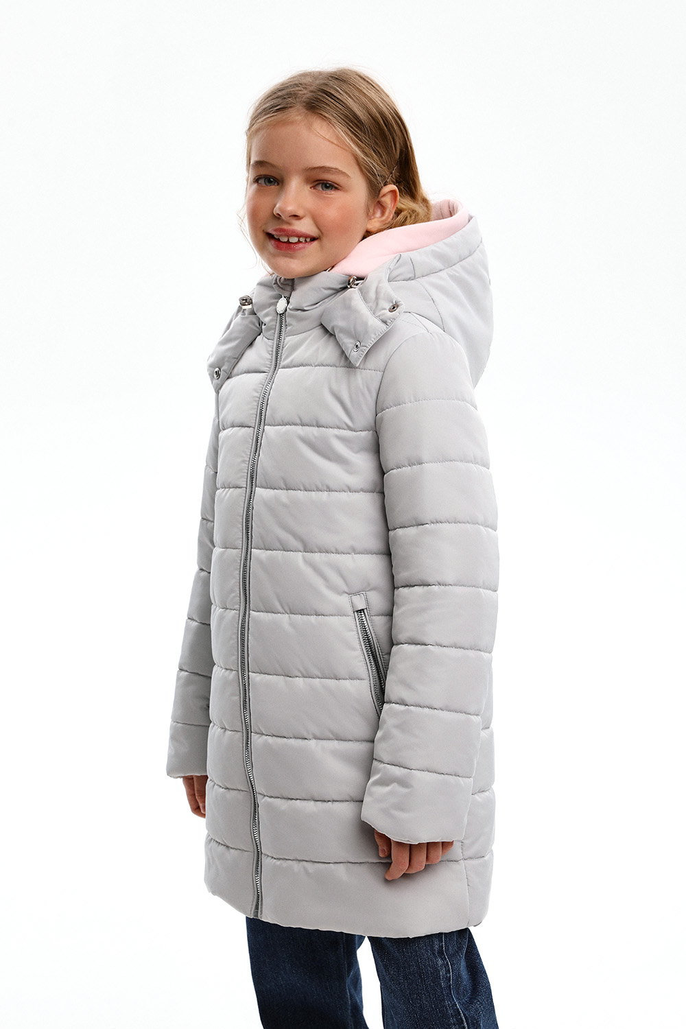 Утепленное пальто с капюшоном (SULWG-326-20310-801) Silver spoon