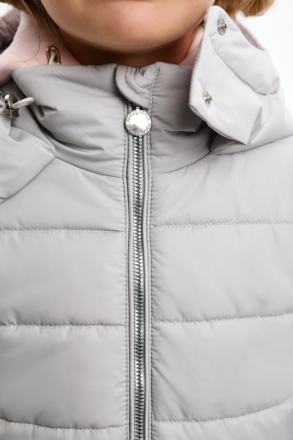Утепленное пальто с капюшоном (SULWG-326-20310-801) Silver spoon