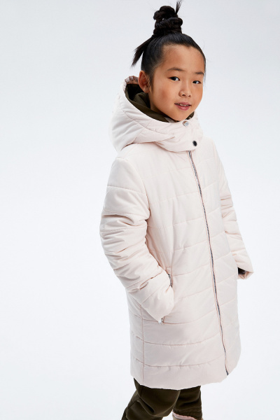 Утепленное пальто с капюшоном (SULWG-326-20310-401) Silver Spoon