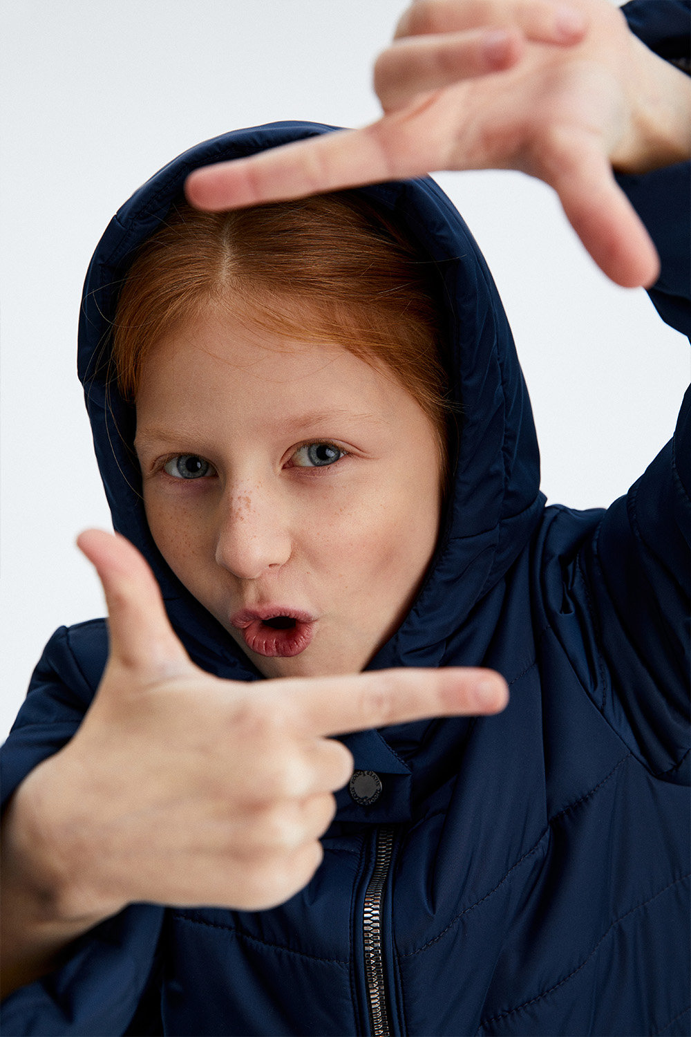 Утепленное пальто с капюшоном (SULWG-326-20310-309) Silver spoon