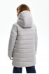 Утепленное пальто с капюшоном (SULWG-326-20310-801) Silver spoon