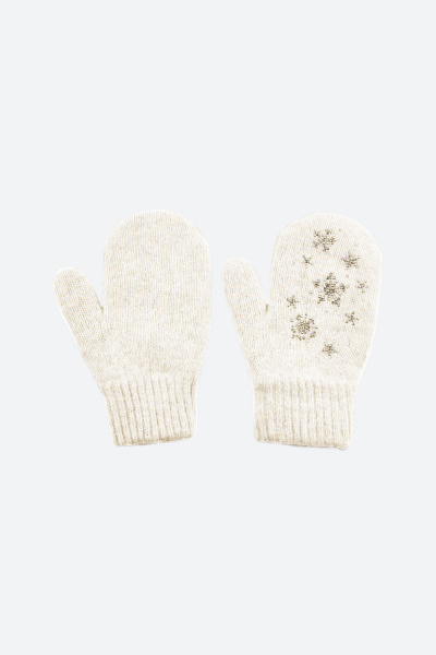 Варежки из шерсти и кашемира (PUFWG-217-27850-239) Silver spoon