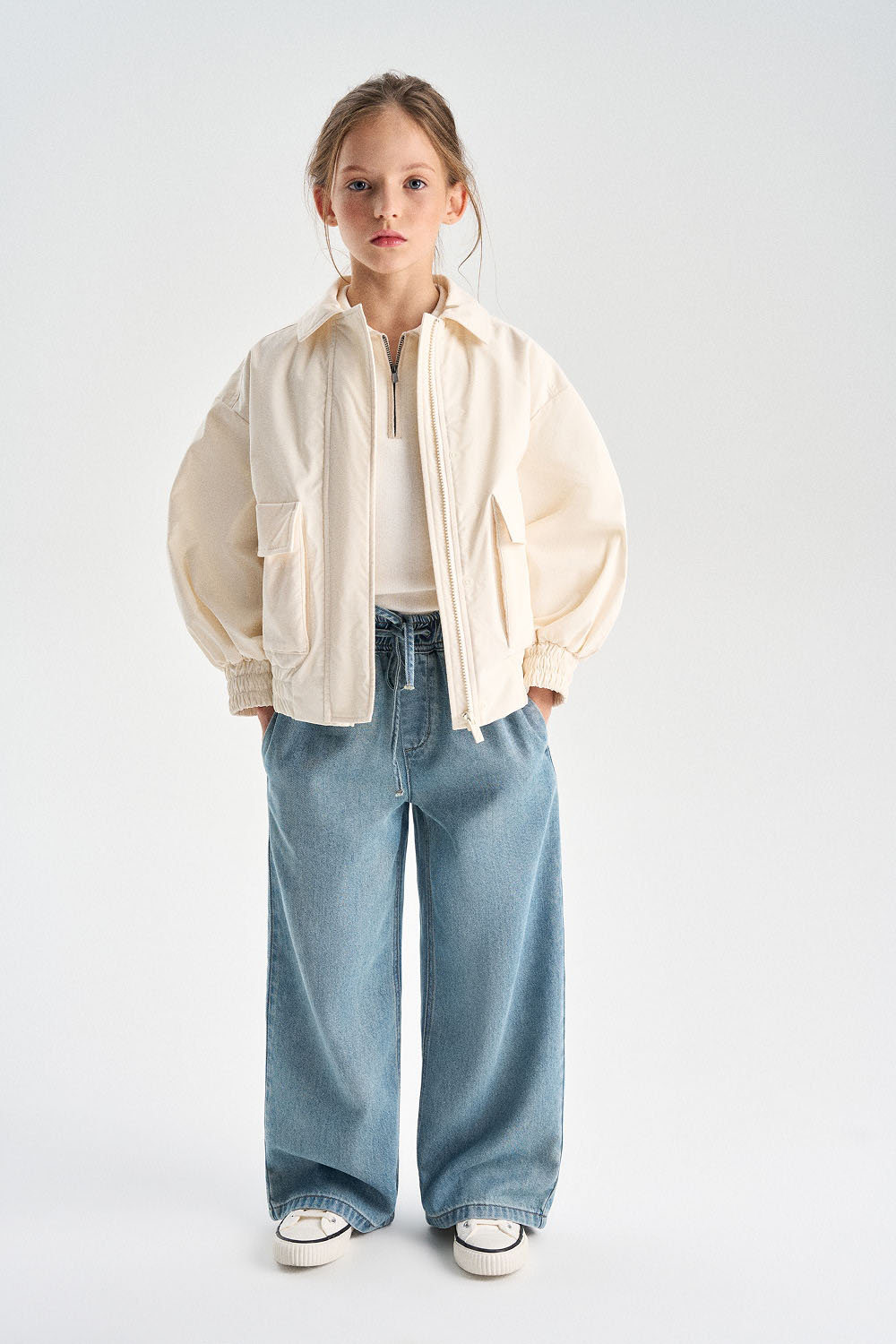 Ветровка на молнии (SULSU-646-30808-239) Silver spoon