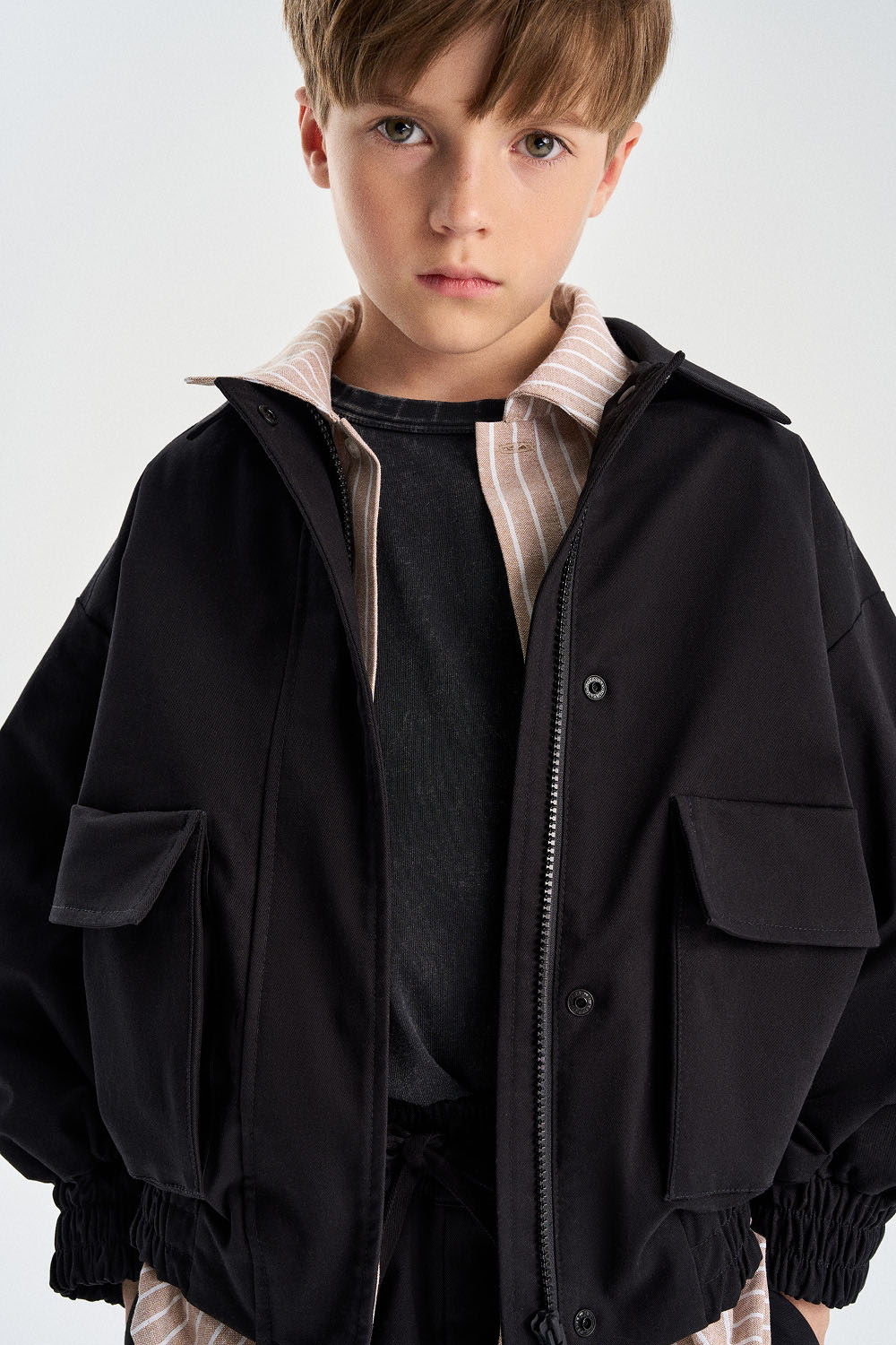 Ветровка на молнии (SULSU-646-30808-117) Silver spoon