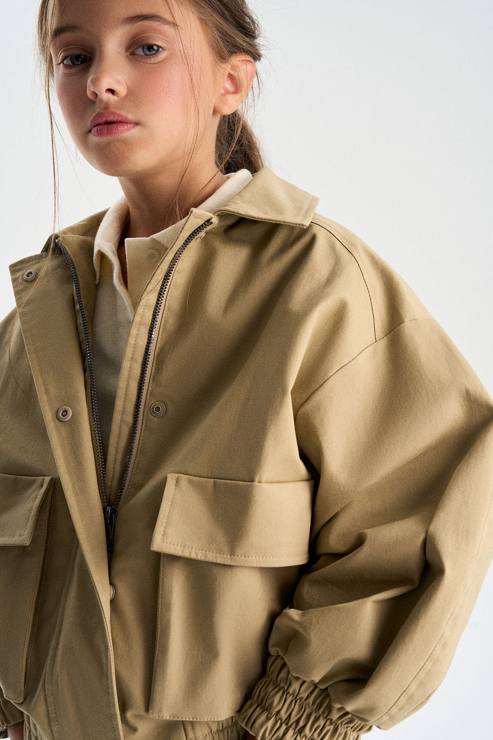 Ветровка на молнии (SULSU-646-30808-635) Silver spoon