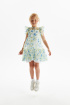 Воздушное платье в цветочек (SNFSG-329-23606-904) Silver Spoon