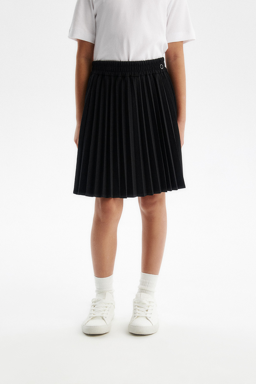 Юбка-гофре с эластичным поясом (SSFSG-529-26826N-101) Silver spoon