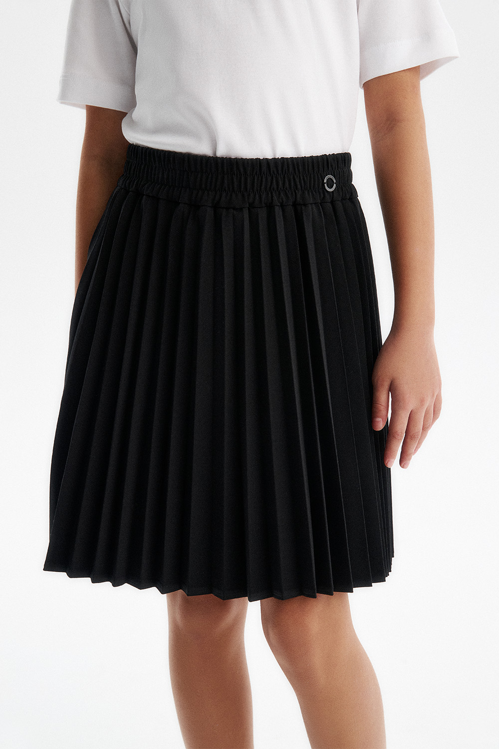 Юбка-гофре с эластичным поясом (SSFSG-529-26826N-101) Silver spoon