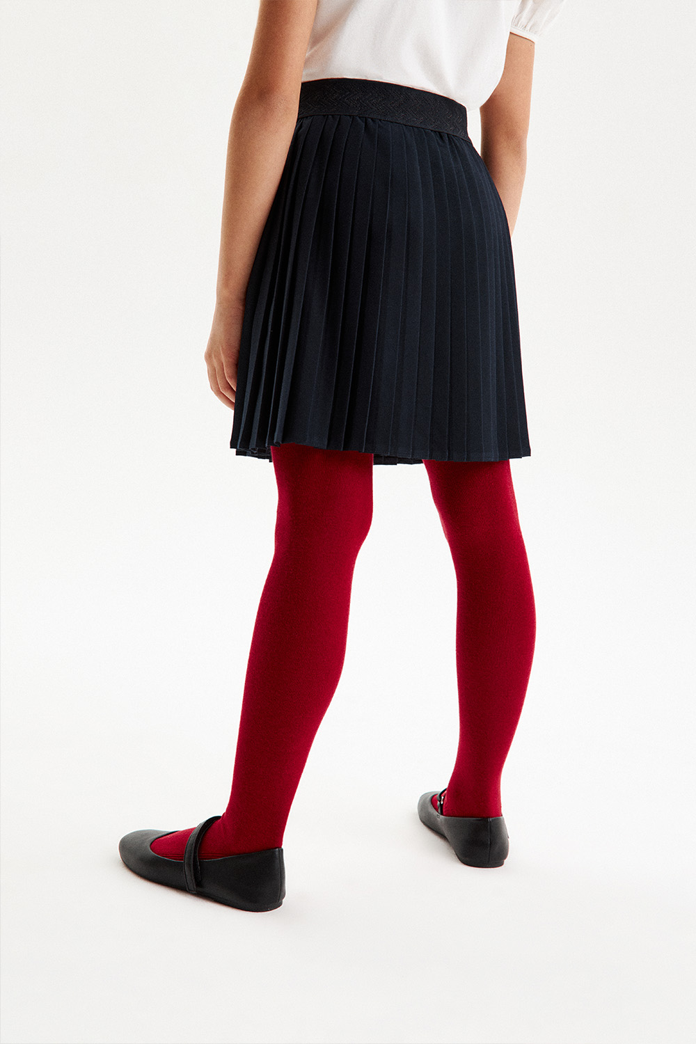 Юбка-плиссе с эластичным поясом (SSFSG-429-26807N-306) Silver spoon