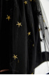 Юбка с бархатом и вышивкой "звёзды"