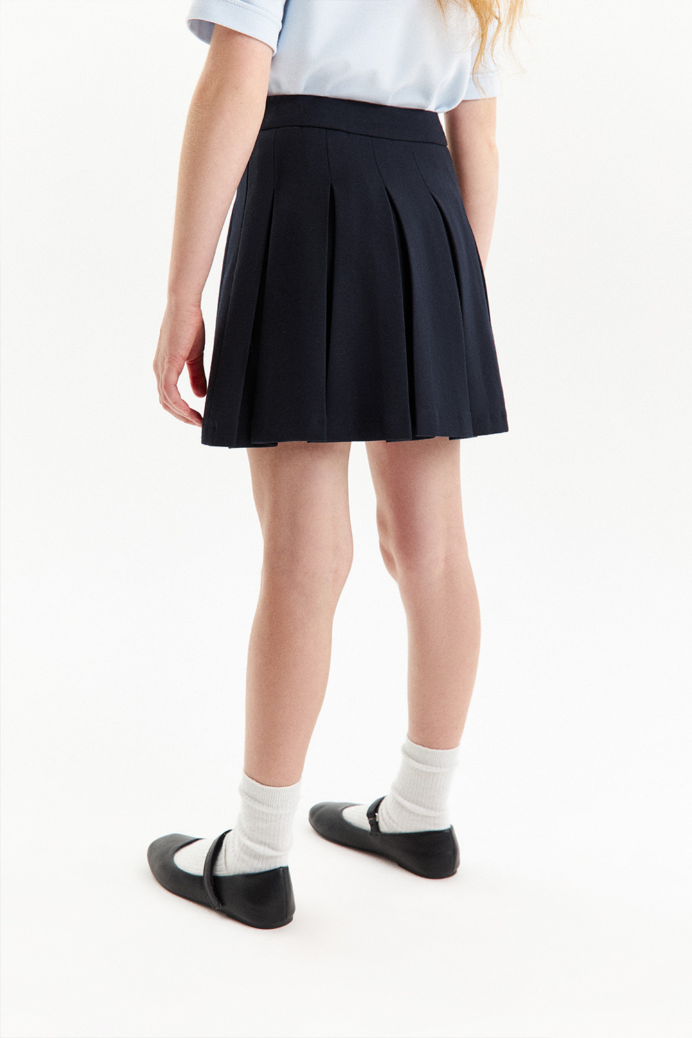 Юбка в складку из Milano jersey (SSFSG-528-26828-309) Silver spoon