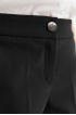 Зауженные брюки из костюмной ткани smart