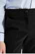 Зауженные брюки из костюмной ткани Smart (SSFSG-329-26024-114) Silver Spoon