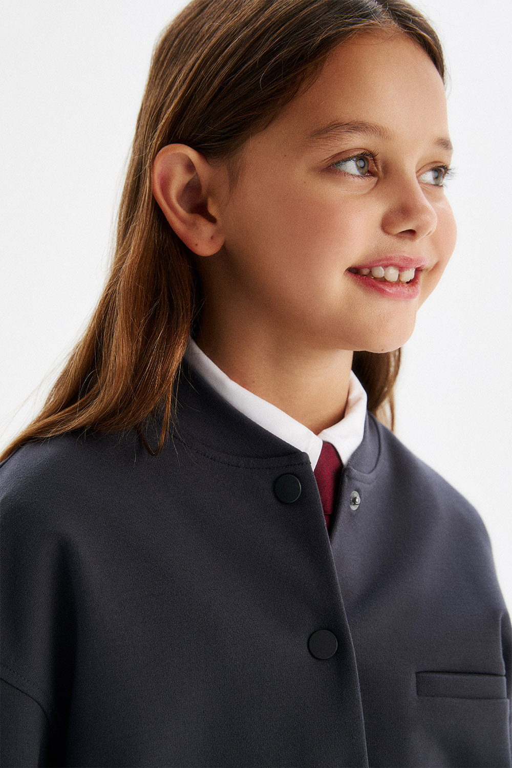 Жакет-бомбер из трикотажа Milano jersey (SSFSG-528-23215-821) Silver spoon