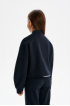 Жакет-бомбер из трикотажа Milano jersey (SSFSG-528-23215-309) Silver spoon