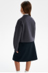 Жакет-бомбер из трикотажа Milano jersey (SSFSG-528-23215-821) Silver spoon
