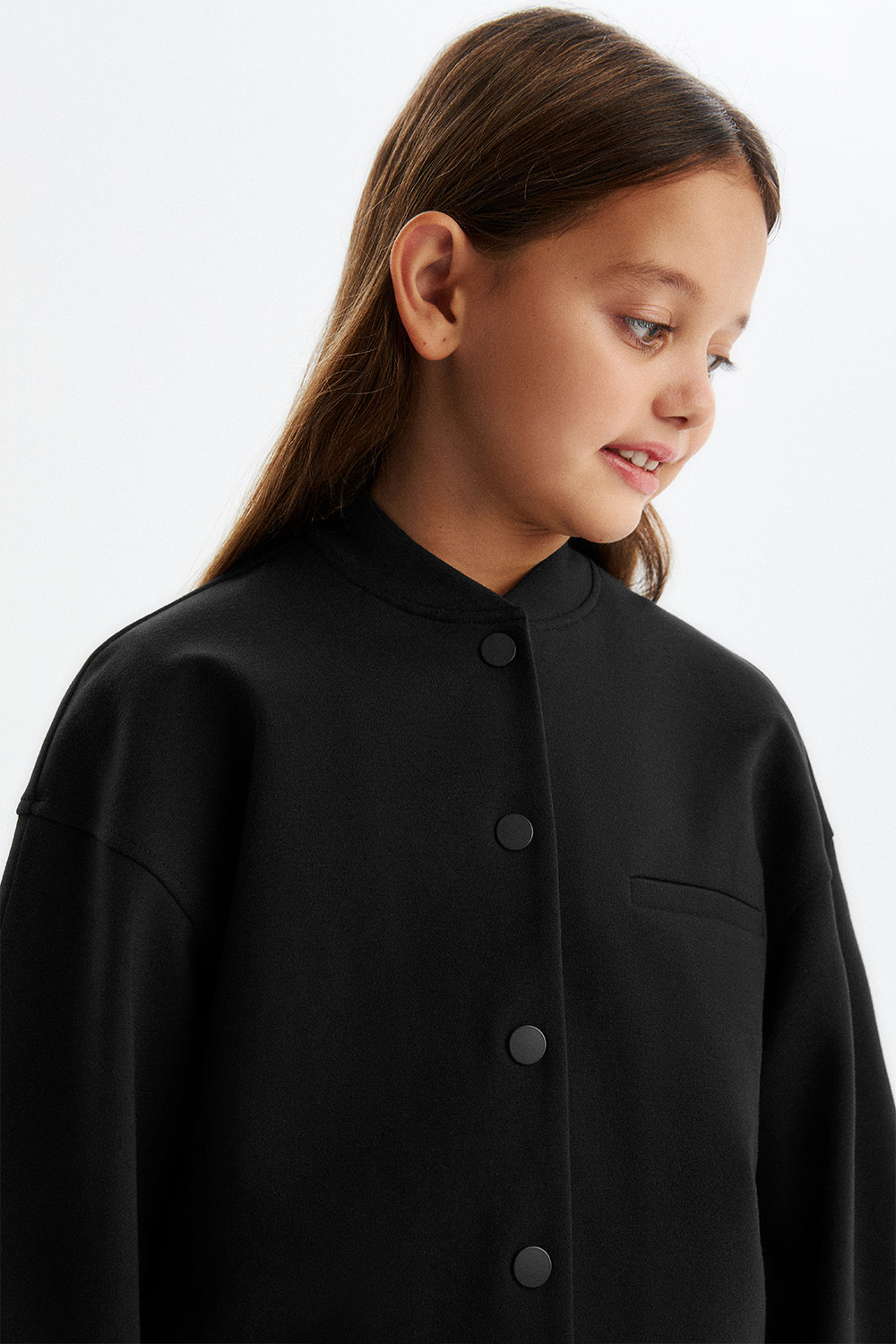 Жакет-бомбер из трикотажа Milano jersey (SSFSG-528-23215-112) Silver spoon