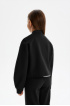 Жакет-бомбер из трикотажа Milano jersey (SSFSG-528-23215-112) Silver spoon