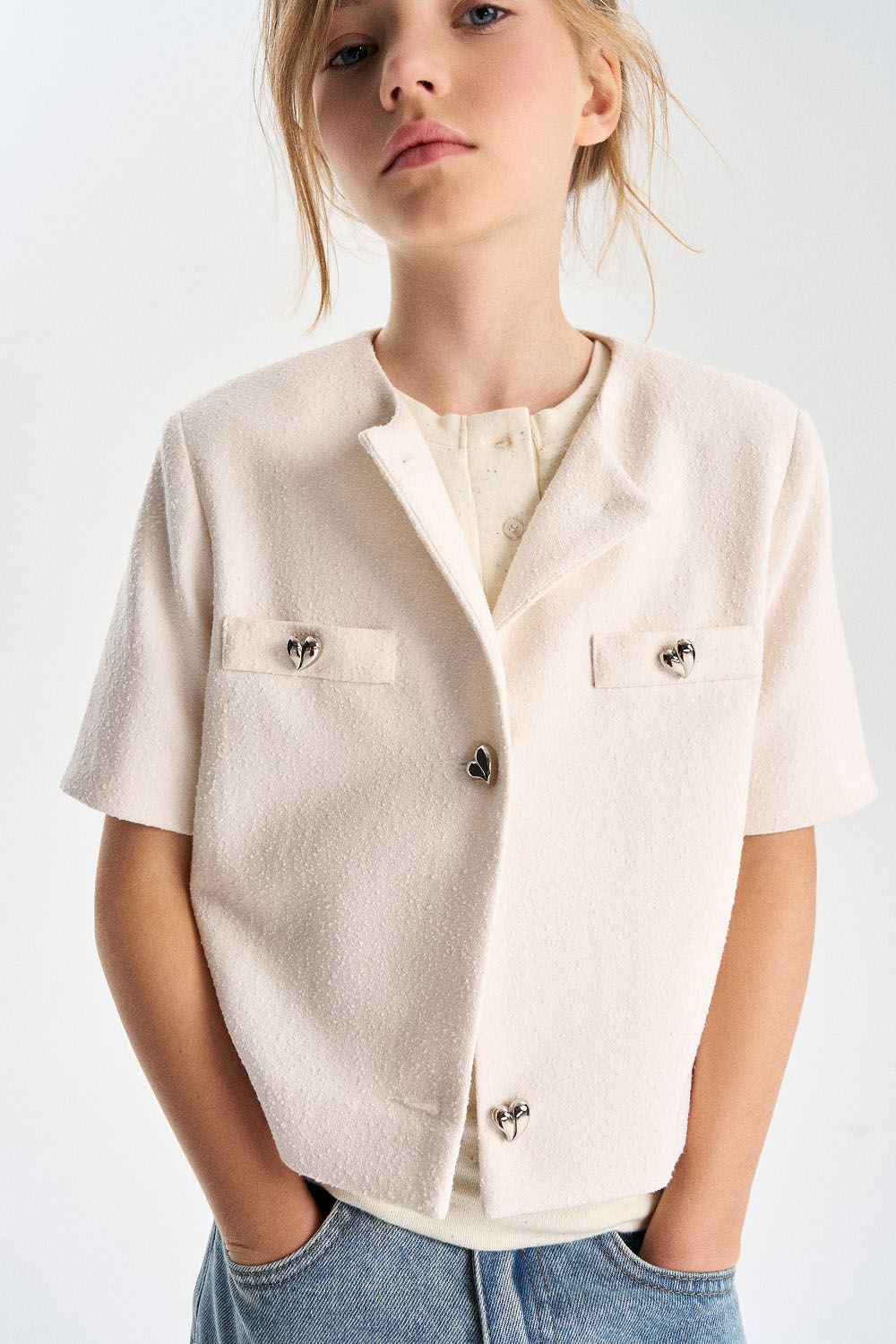 Жакет с пуговицами (SNFSG-629-23257-229) Silver spoon