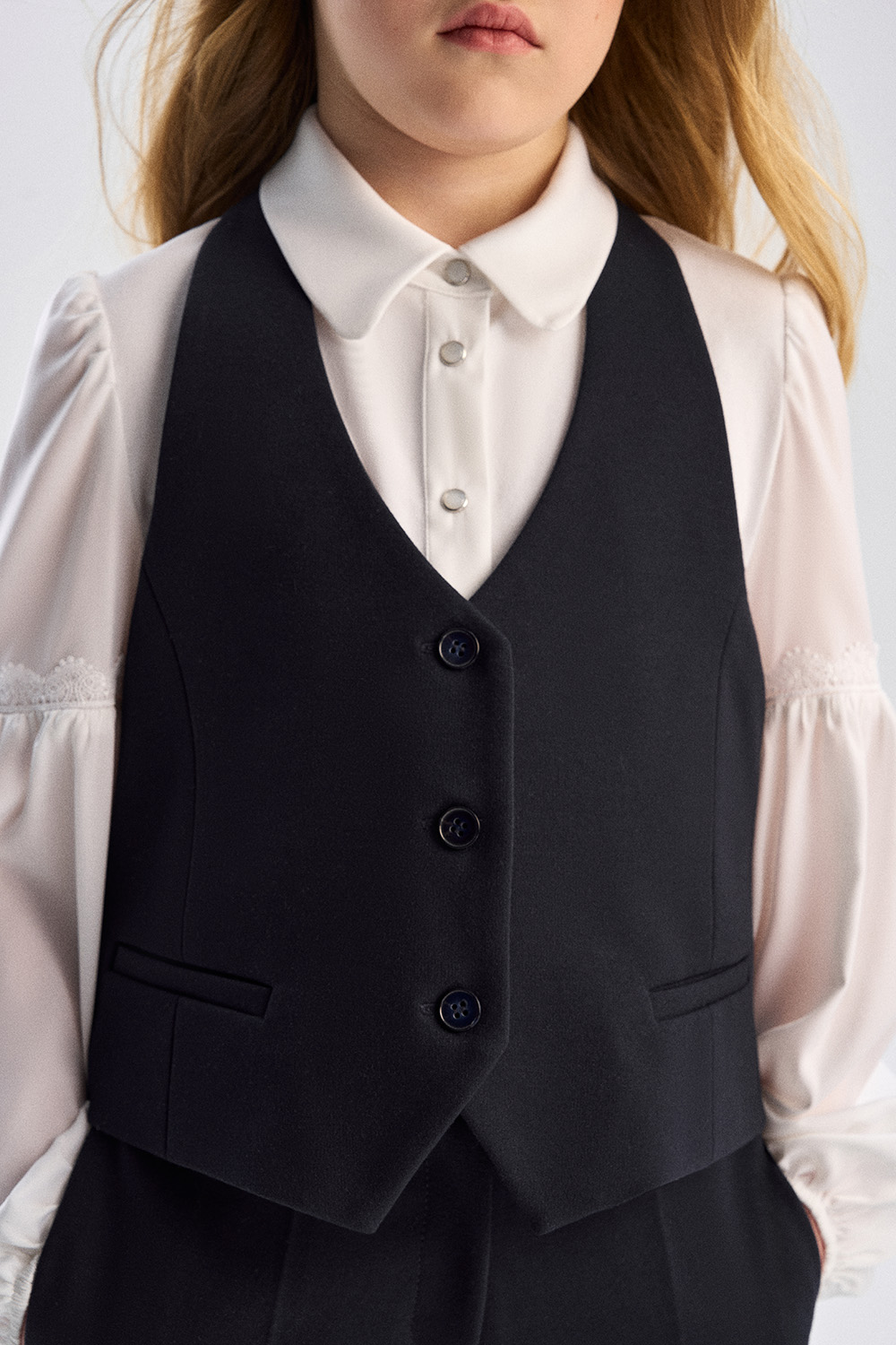 Жилет-халтер комфорт + (SSFWG-628-23301-309) Silver spoon