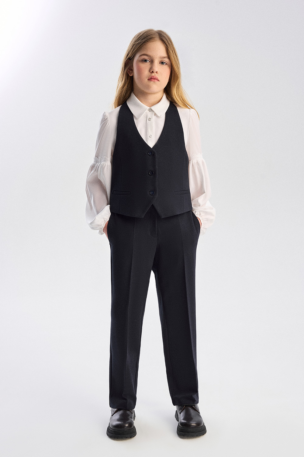 Жилет-халтер комфорт + (SSFWG-628-23301-309) Silver spoon