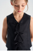 Жилет из 100% льна (SNFSG-629-23309-181) Silver spoon