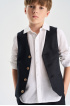 Жилет из 100% льна (SNFSB-649-13303-181) Silver spoon