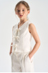 Жилет из 100% льна (SNFSG-629-23309-219) Silver spoon