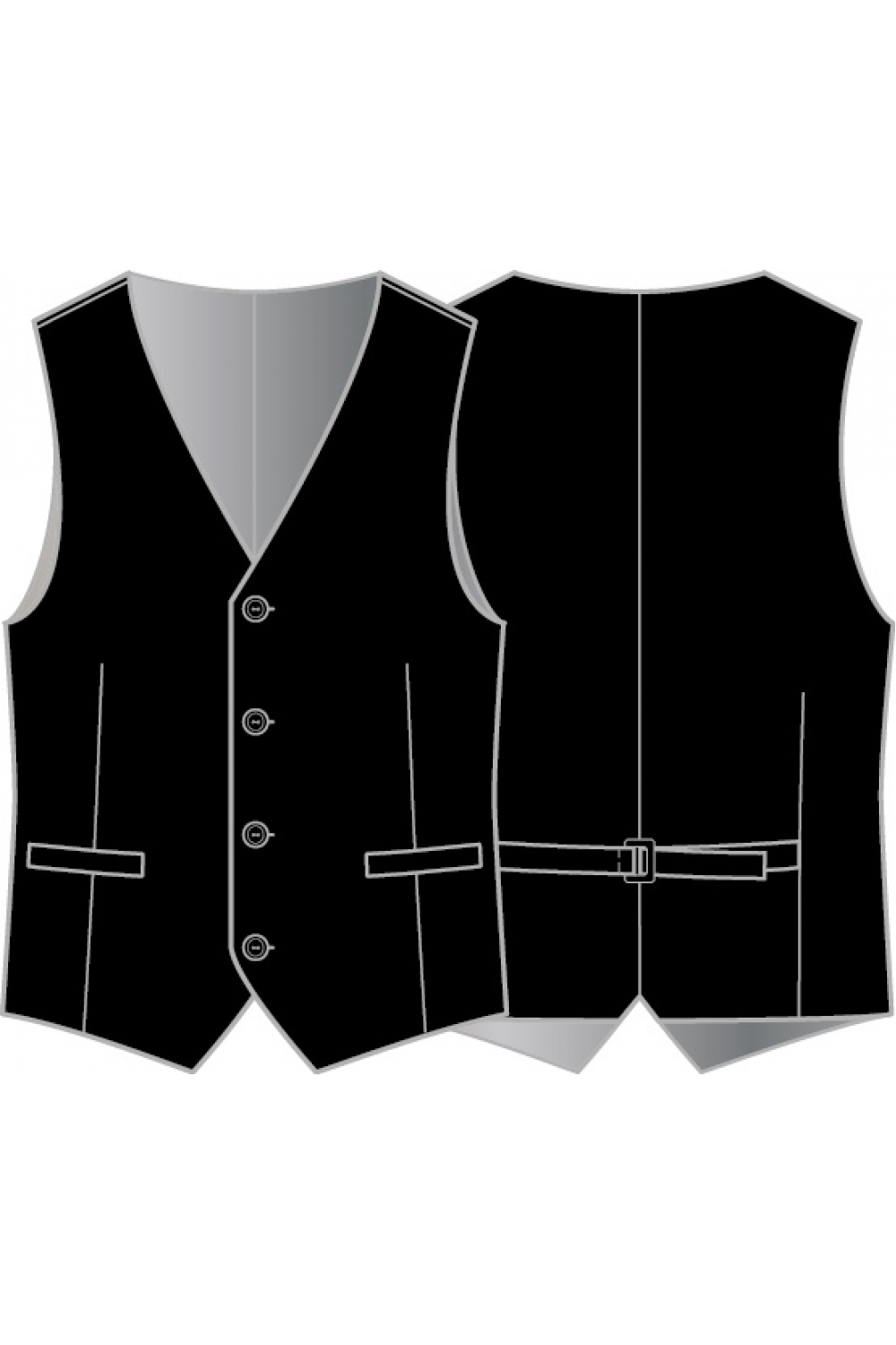 Жилет комфорт + (SSFWB-649-13314-101) Silver spoon