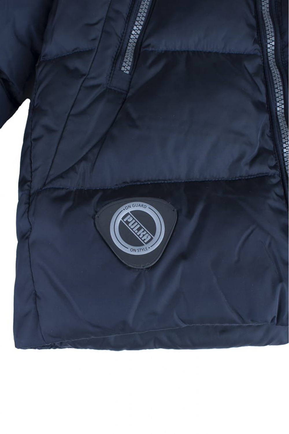 Зимняя куртка с капюшоном утепленным искусственным мехом (PUFWB-816-10145-305) Silver Spoon