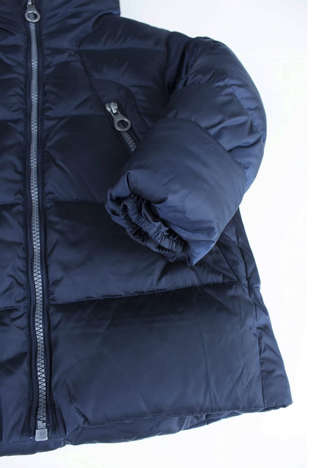 Зимняя куртка с капюшоном утепленным искусственным мехом (PUFWB-816-10145-305) Silver Spoon